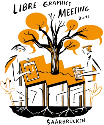 Libre Graphics meeting 2019 Sarrebruck with activdesign